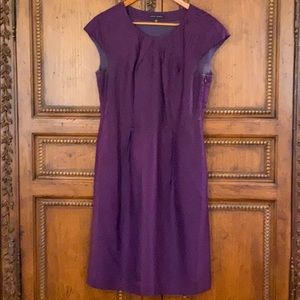 100% silk cap sleeve dress